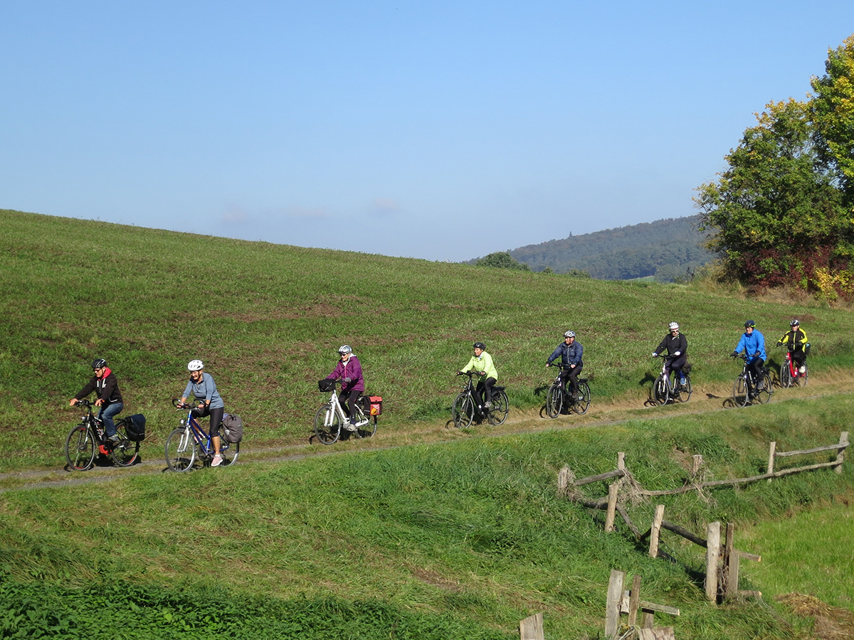 Radwandergruppe (Foto © B. Mietzner, 2021)