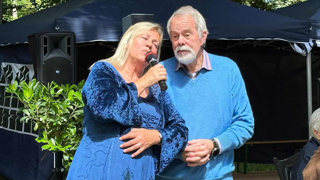 Unser Fachwart für Informationsverarbeitung erwies sich unter fachkundiger Anleitung als begabter Darsteller